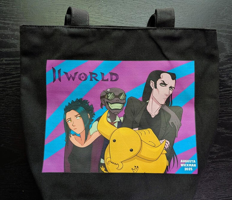 Ilworld tote bags